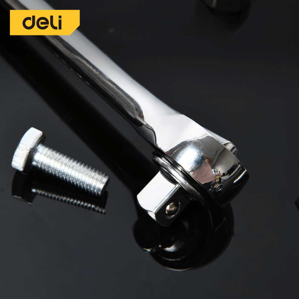 ประเเจ DELI EDL4180-YL-01 1/2นิ้ว สีเหลือง-ดำ